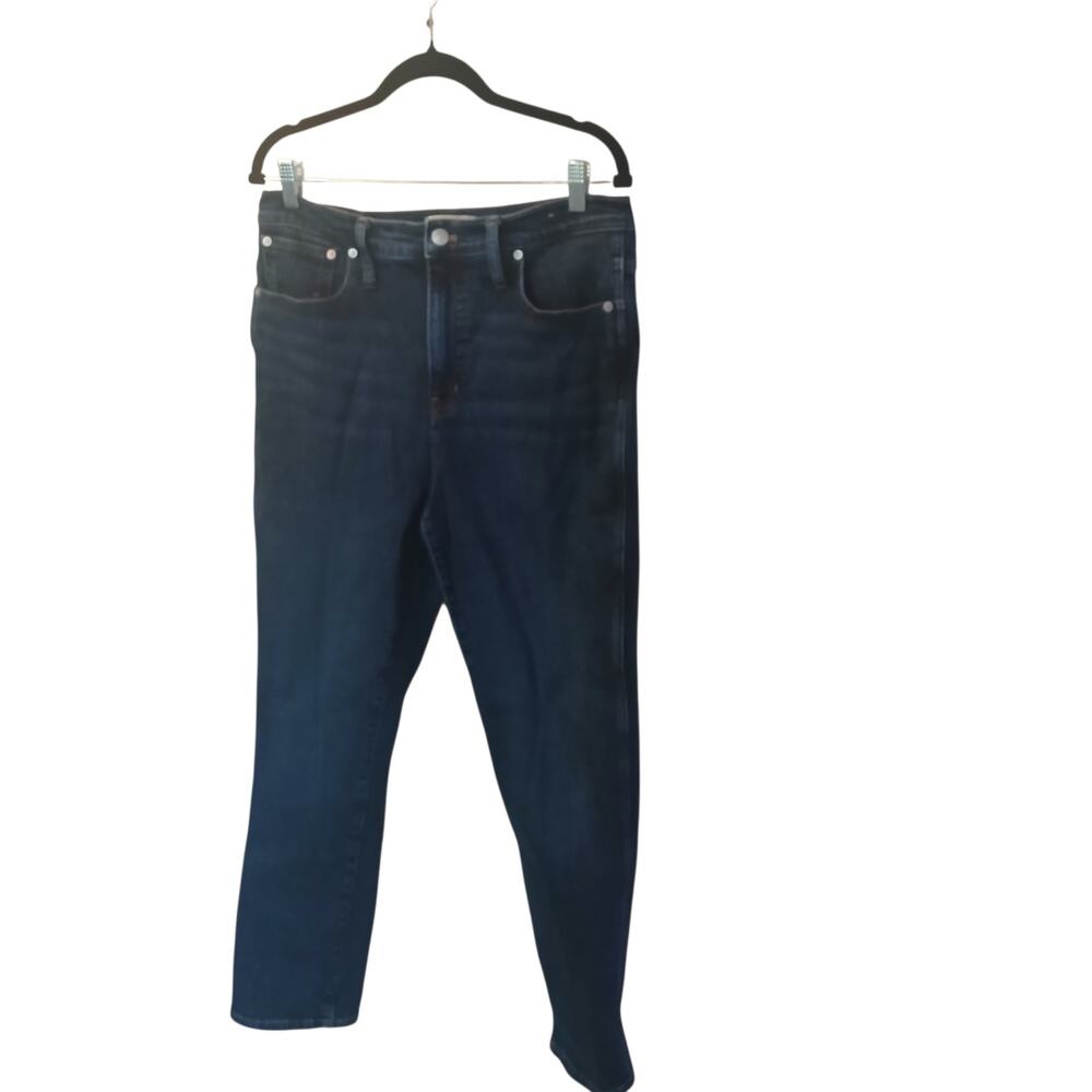 MADEWELL THE PERFECT VINTAGE JEAN HIGH RISE DARK WASH REGULAR SIZE 30